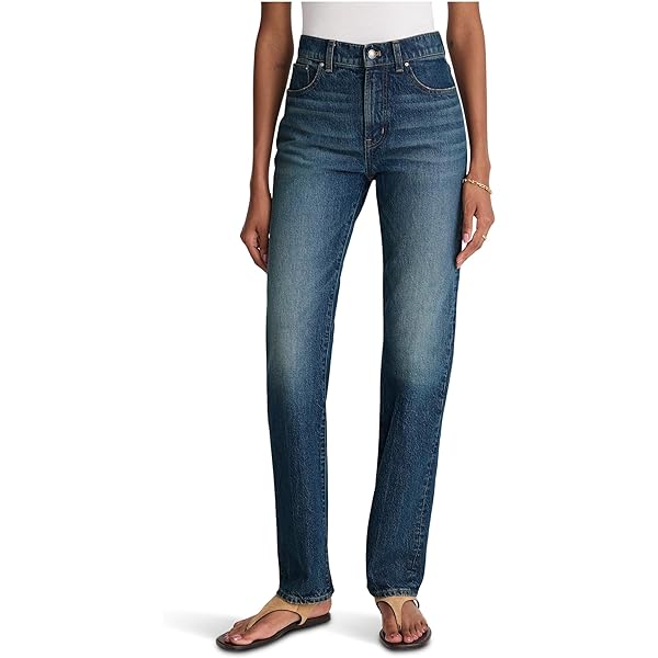 7 For All Mankind Women's Kimmie Straight Jean, Rinsed